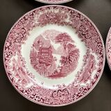 Lot de 6 assiettes à dessert modèle “Cambridge Old England”