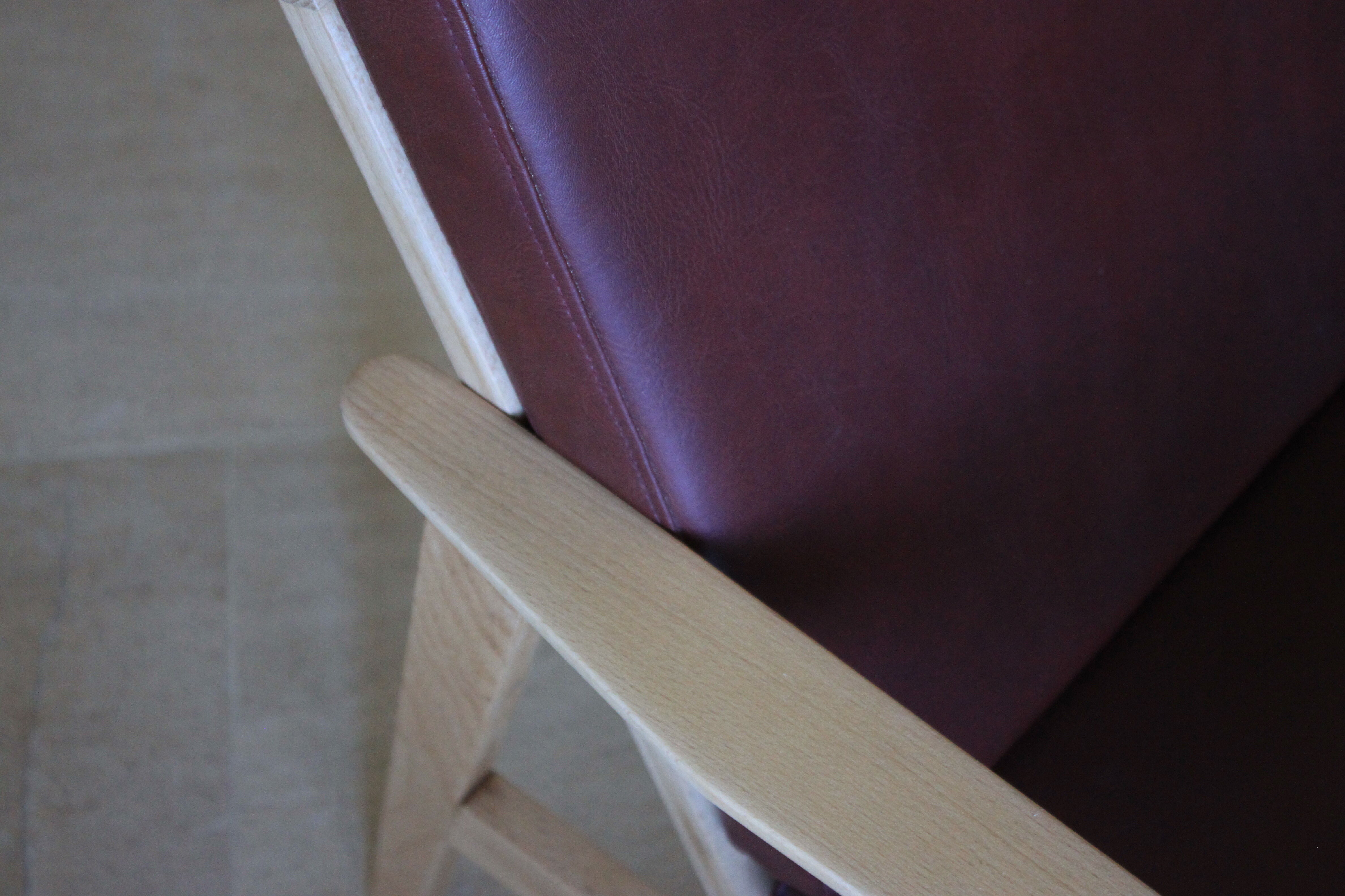 Scandinavian armchair in beech