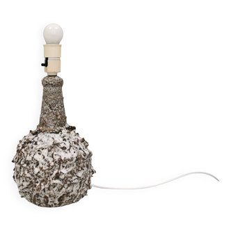 Table lamp with an organic expression, by Bartholdy ceramics Denmark 1970s