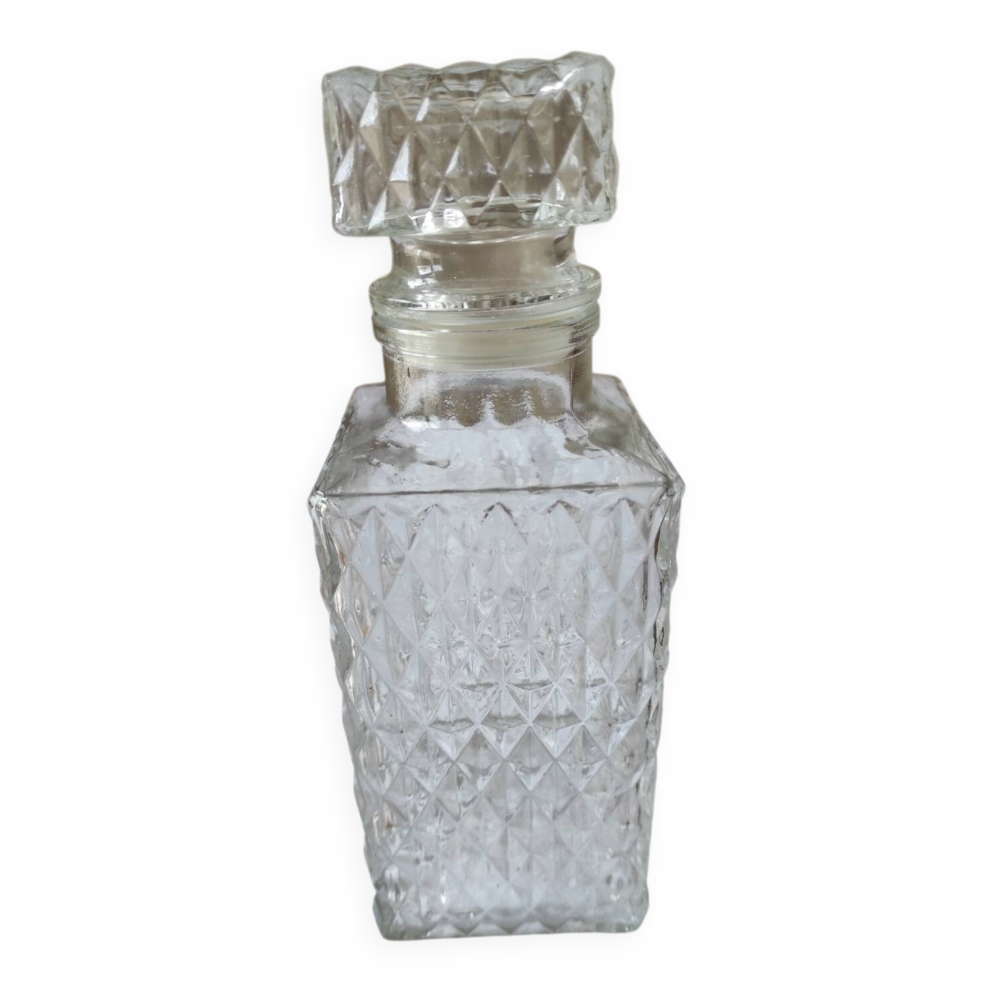 Glass whiskey decanter