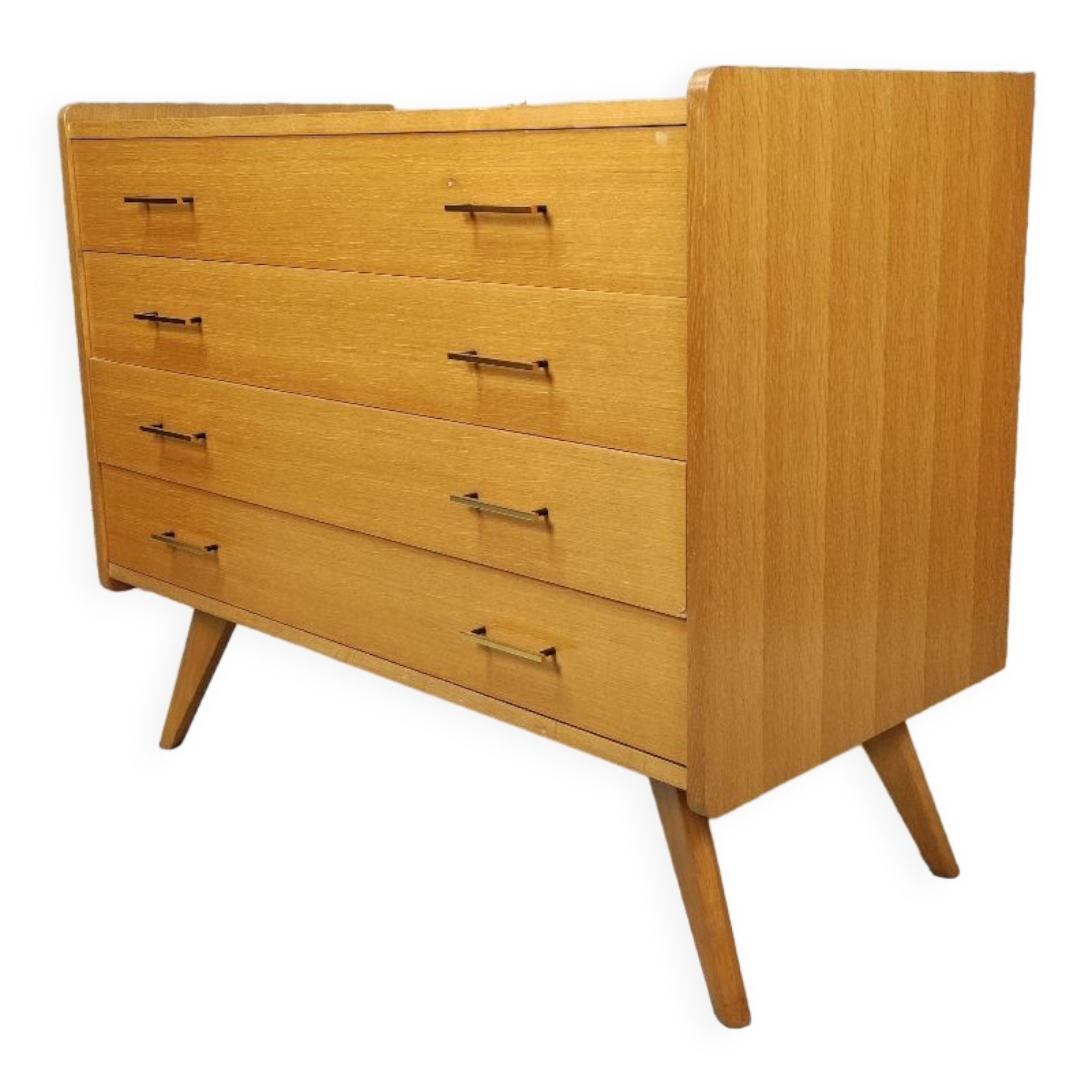 Commode vintage pieds compas
