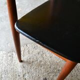 Series of 4 chairs by Hans Olsen for Frem Rojle