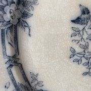 Round ironstone dish Sarregueines "Ceres"