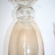Service has lemonade pitcher and 7 glasses glass