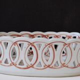 Ludwigsburg Porcelain Reticulated Bascket or Openwork Basket Dimensions 22,5cm