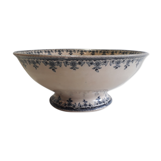 Saladier decor floral Choisy Le Roi H.B & cie