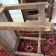 Petite table de ferme ancienne en bois massif – Patine authentique
