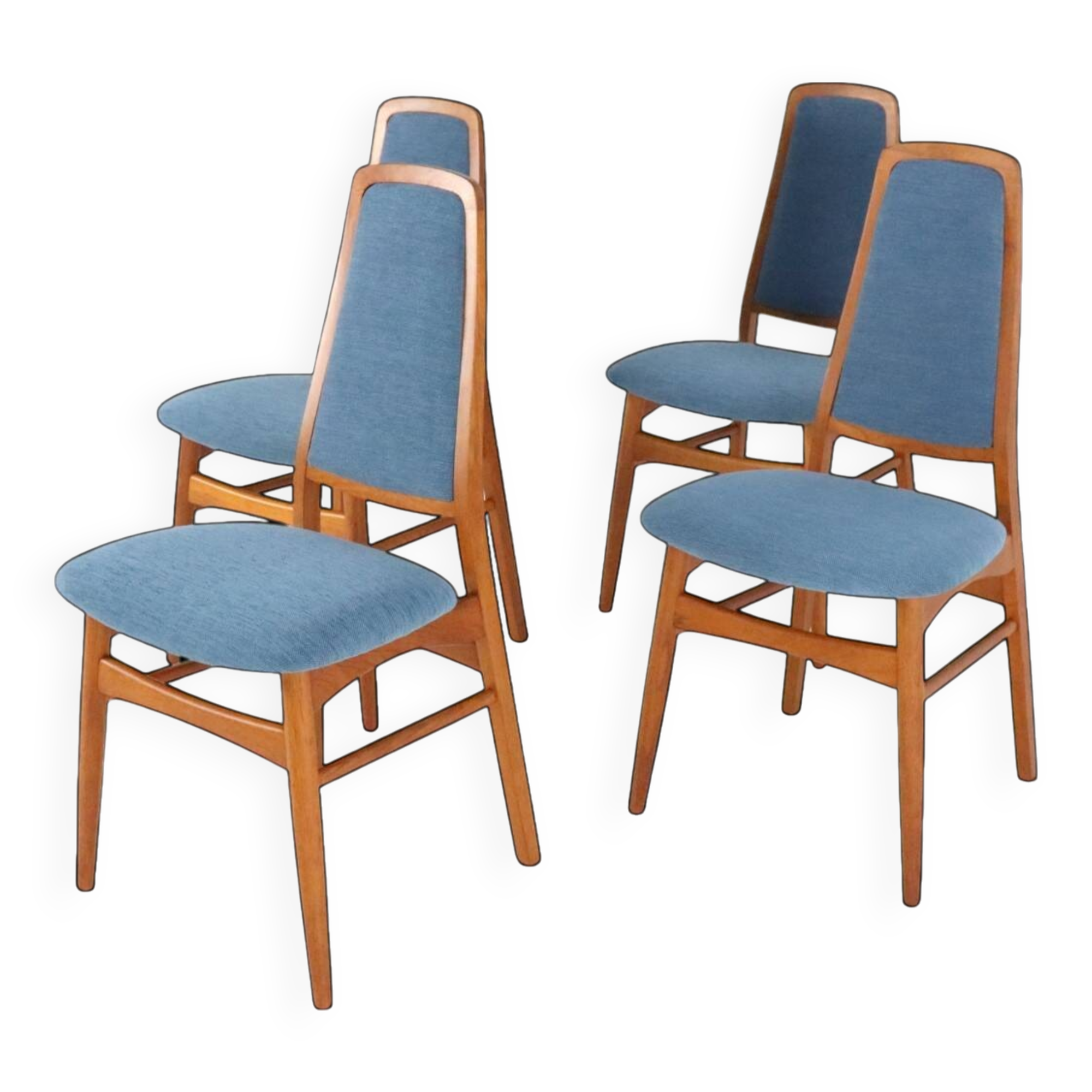 Set of 4 Vamdrup dining room chairs 'Vridsted'