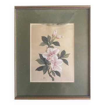 Japanese art « kacho-ga » flowers