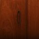 High Quality Danish Highboard with Brass Handle Inlays 1950s