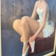 Tableau huile toile danseuse Joan MAYOR