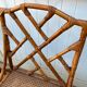 Pair of rattan chairs and vintage cannage from the 70s
