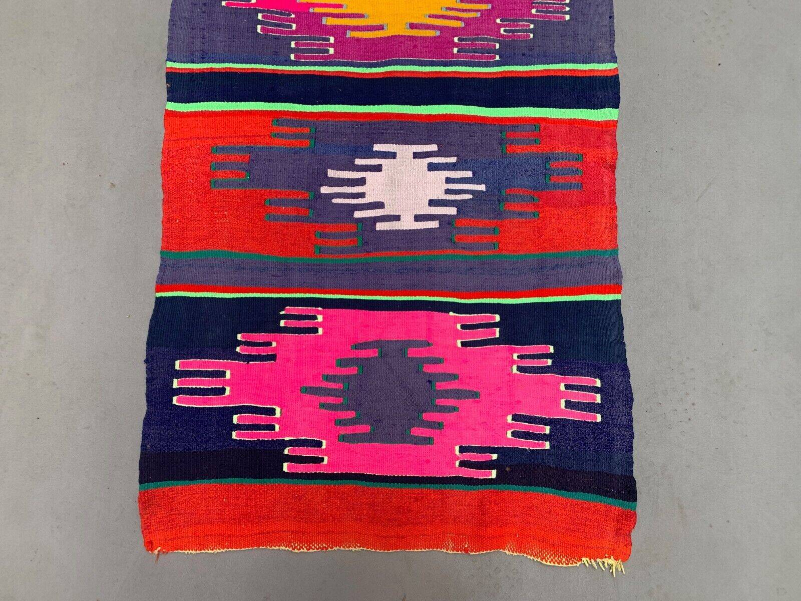 Ancien coureur de kilim turc étroit 318x82 cm shabby chic, kelim vintage 2495