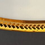 Round dish in fine Limoges porcelain