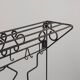 Vintage hand welded one of a kind structural steel coat rack