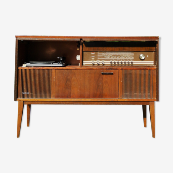 Grundig radio and record player furniture in the 1960s