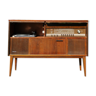 Grundig radio and record player furniture in the 1960s