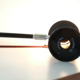 Chrome stem wall lamp from the 70s