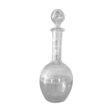 Baccarat crystal carafe, Athenian engraving model, numbered