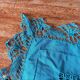 Pillowcase with embroidery and lace
