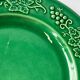 Vintage green dessert plates “Vines”