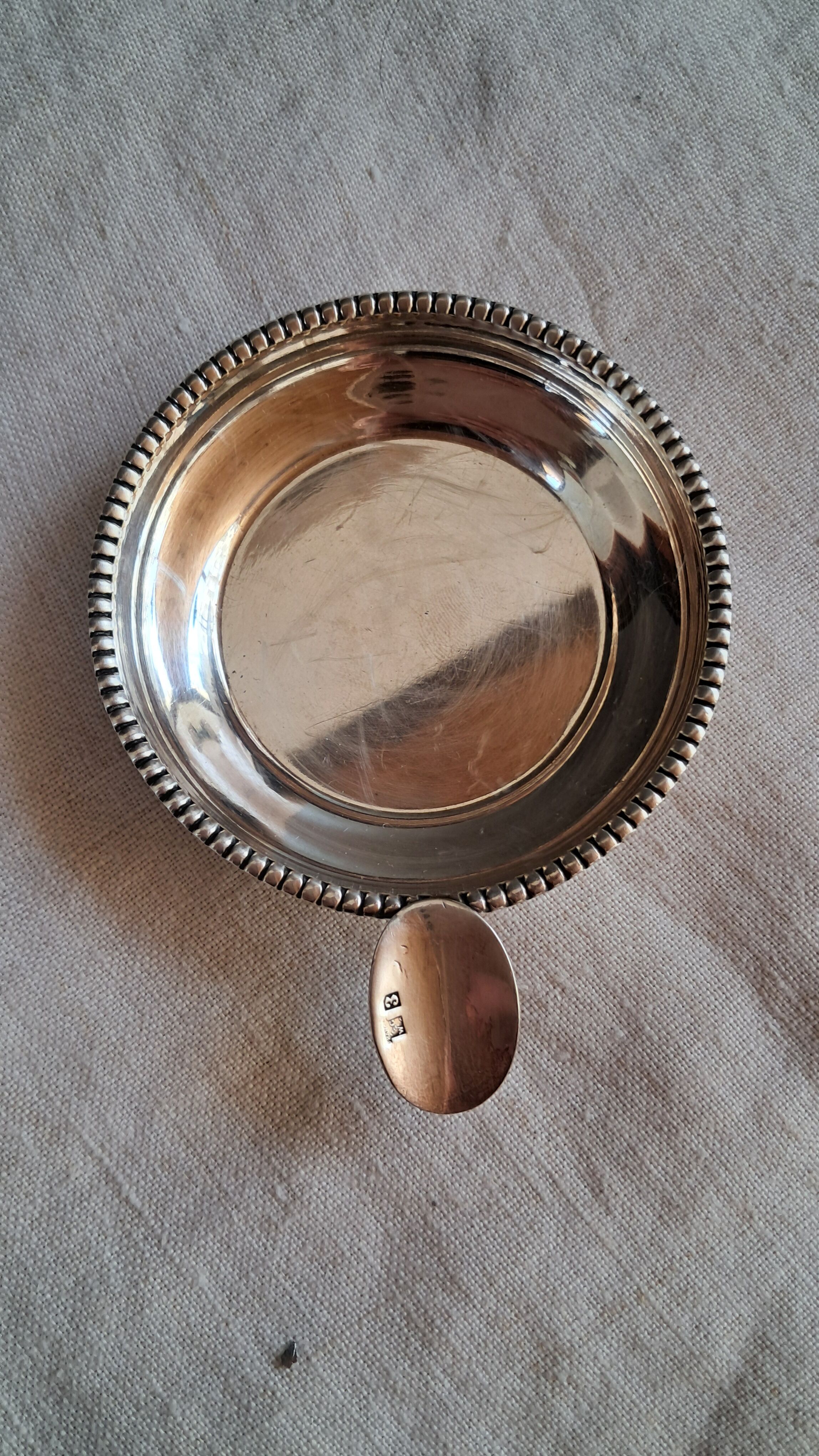 Vintage silver-plated smoker's or desk set – 4 pieces