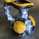 Ceramic pitcher fat lava from vallauris 14.5 cm