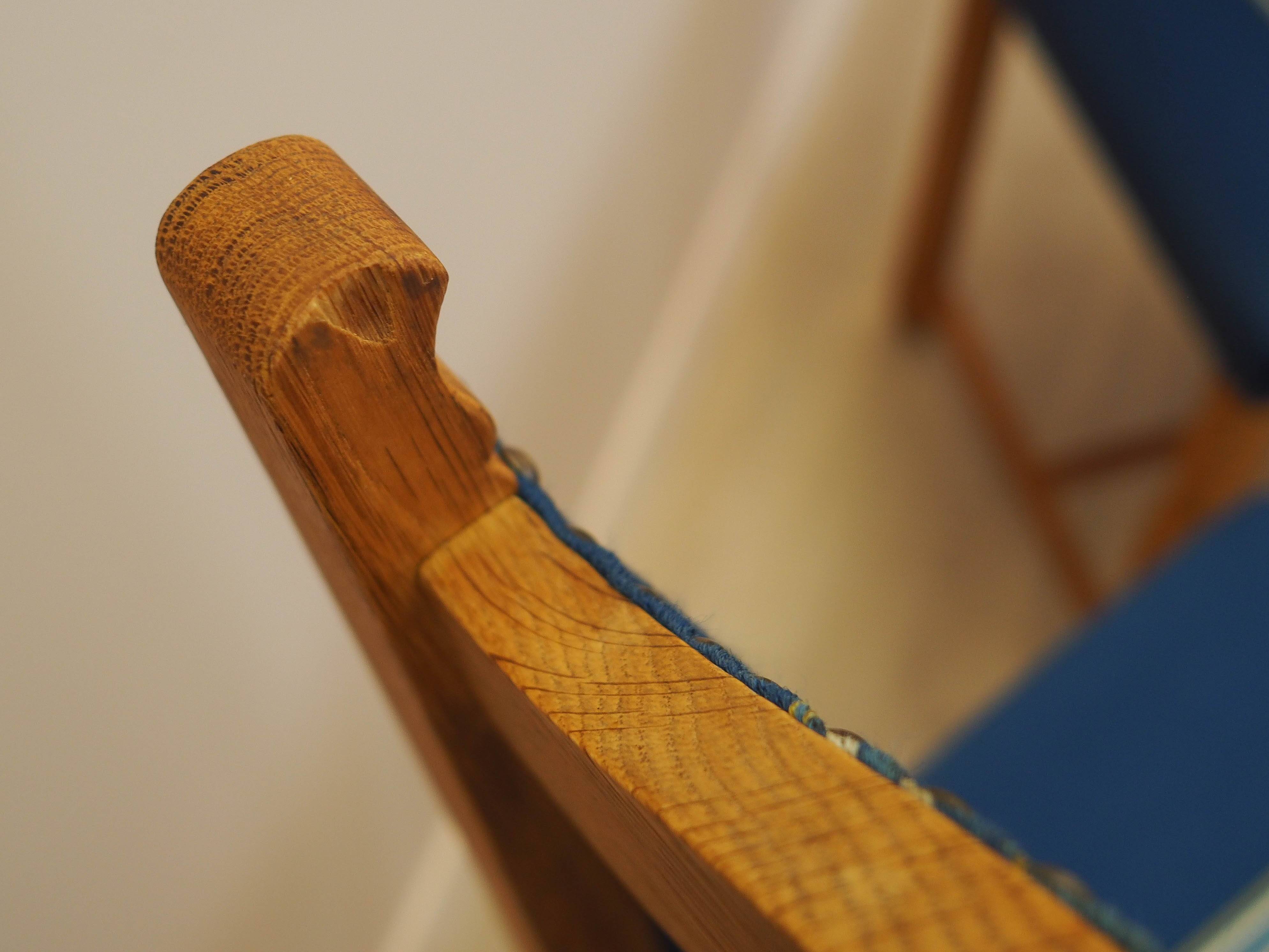 Set of six oak chairs, Danish design, 1960s, designer: Henning Kjærnulf