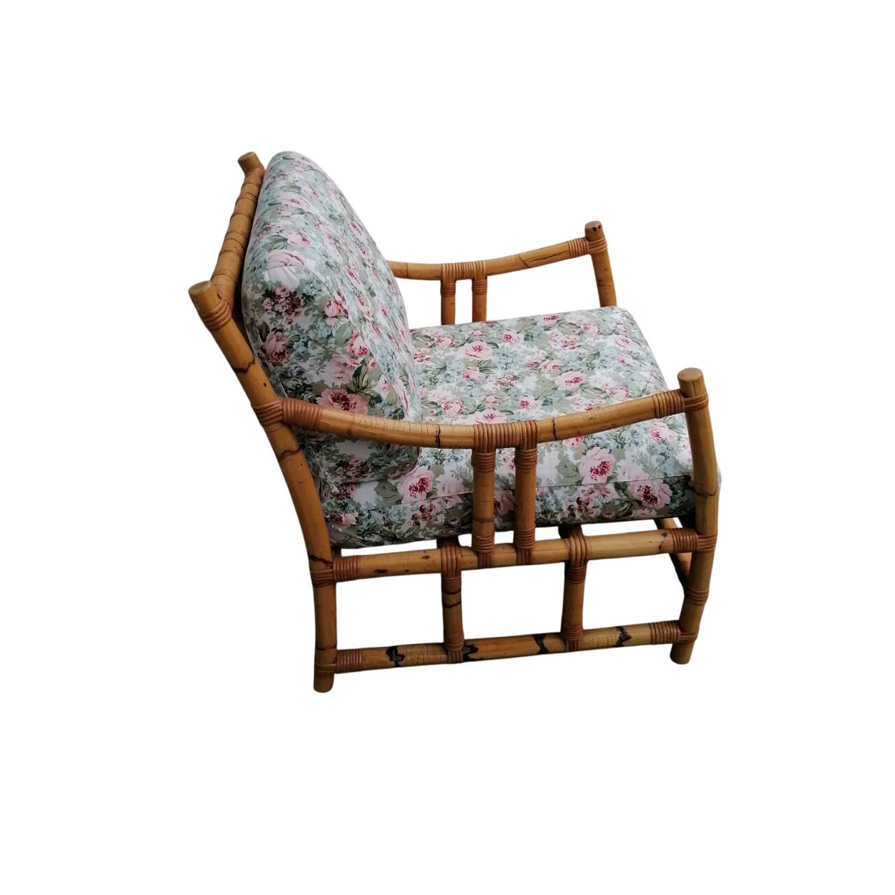 Poltrona vintage in bambù