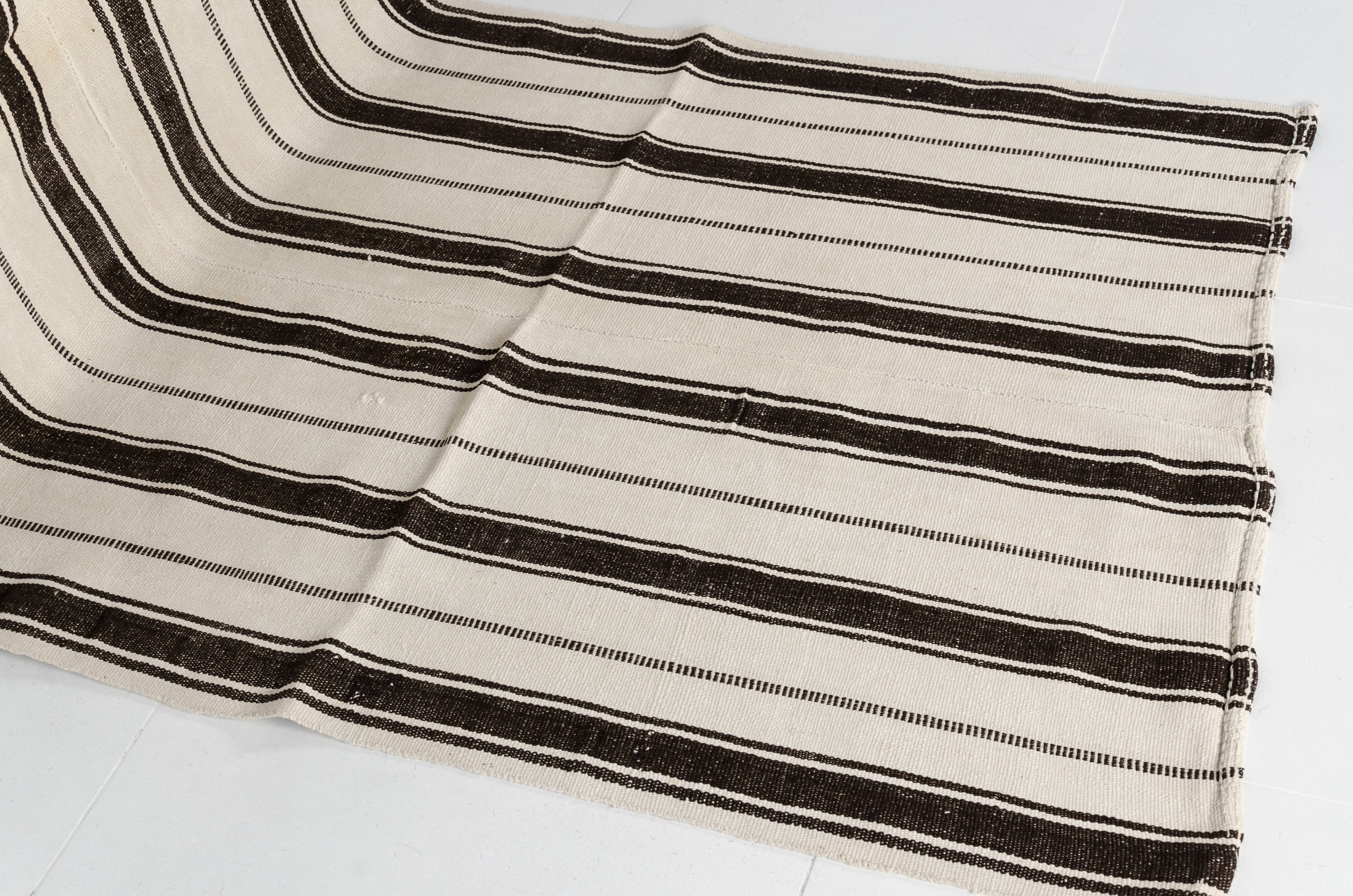 Vintage Turkish Hemp Runner Rug