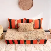 Bohemian oriental floor sofa 120 cm