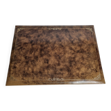 Vintage leather desk pad, the tanner, 50 cm