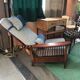 William Morris rocking chair, Arts and Crafts movement, refurbished.