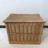 Wicker toy box