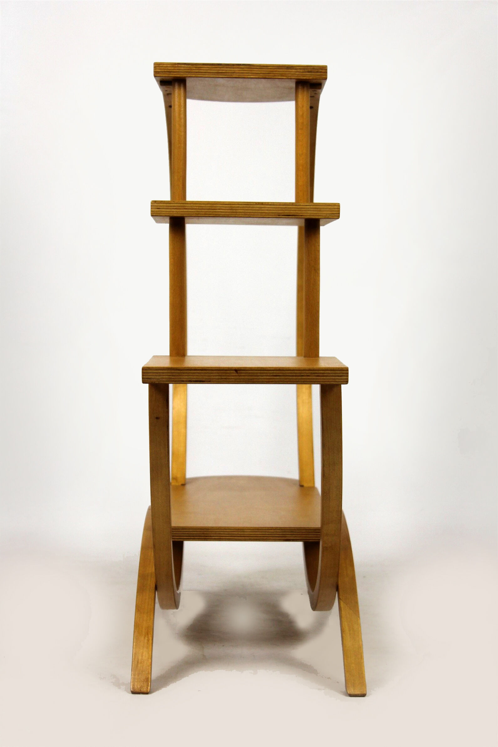 Bent Plywood Flower Stand or Etagere, 1960s