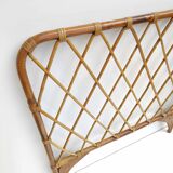 Headboard one place in vintage rattan