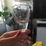 6 verres de bistrot anciens