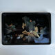 Asian lacquered wood tray