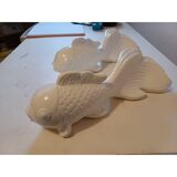 Pair of earthenware fish