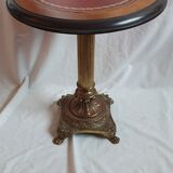 Empire style pedestal table lion's feet