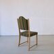 Henning Kjaernulf carved oak dining chairs | set of 6 | Denmark | 1950s