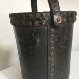 Brutalist studded leather bucket bucket 1920