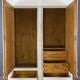 Solid pine 2-door armoire, ca. 1920s