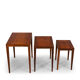 Tables gigogne en palissandre de Severin Hansen, lot de 3