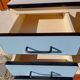 Placard en formica bleu