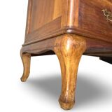 Antique Italian secrétaire in solid walnut, 1920s/1930s.