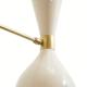Articulable white moonlight wall lamp