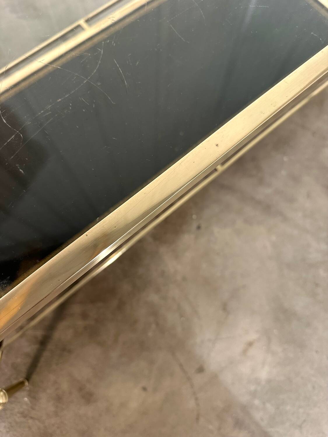 1970s bronze coffee table