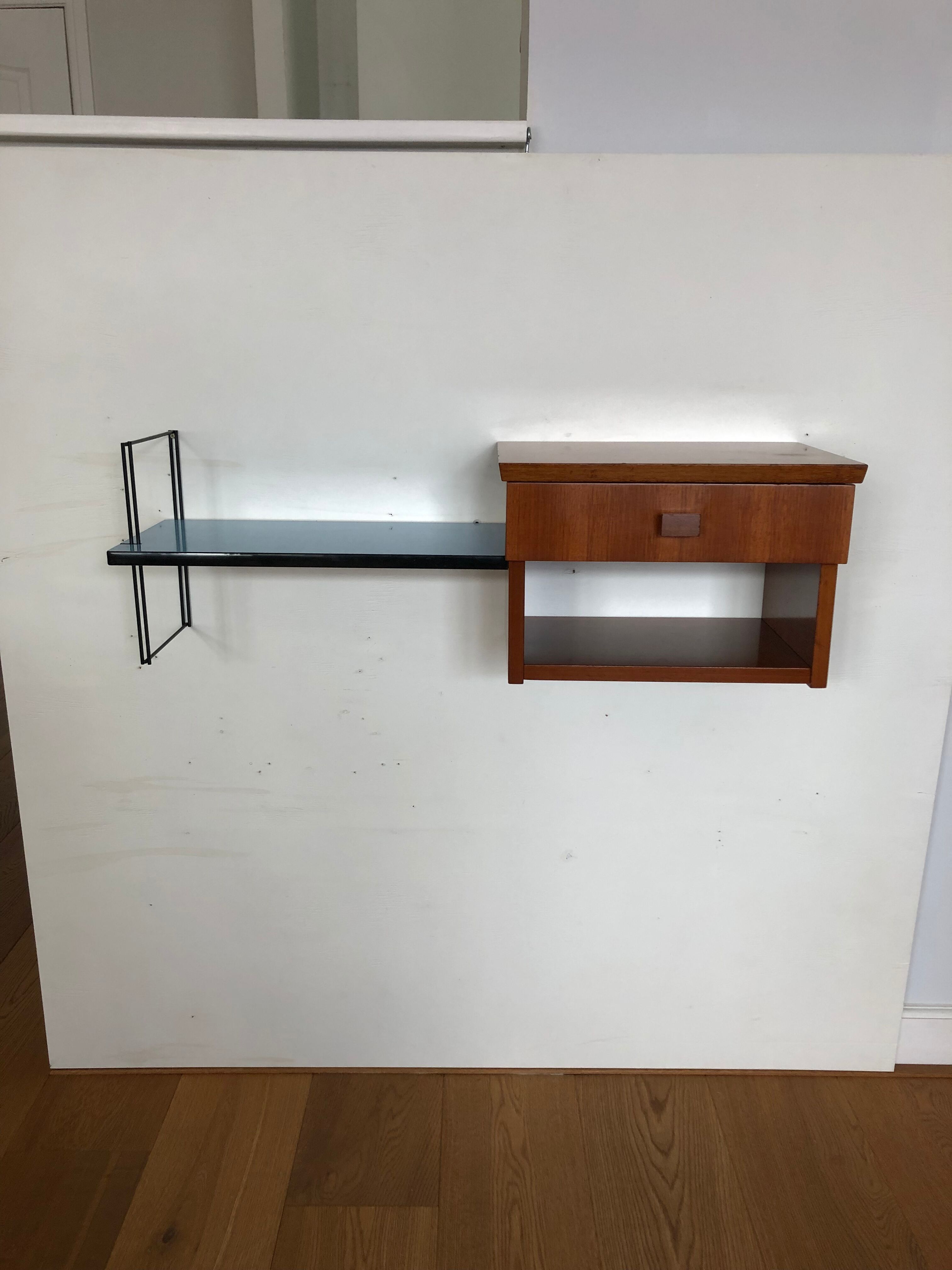 A wall console
