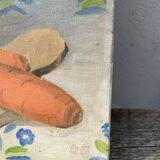 Still life oil on canvas with vegetables